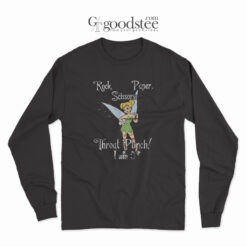 Tinker Bell Fairy Rock Paper Scissors Throat Punch Long Sleeve