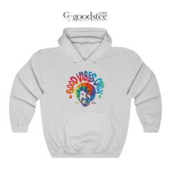 Vintage Bob Ross Good Vibes Only Hoodie