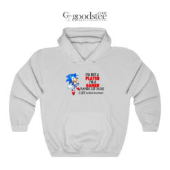 Sonic The Hedgehog I'm Not A Player I'm A Gamer Hoodie