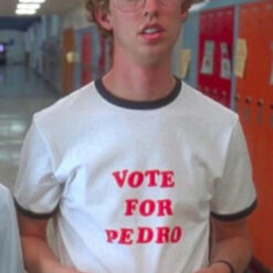 Vintage Napoleon Dynamite Vote For Pedro Ringer T-Shirt