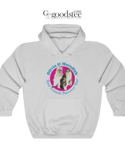 Deadpool Olivia and Meredith Best Friends Purr Ever Hoodie