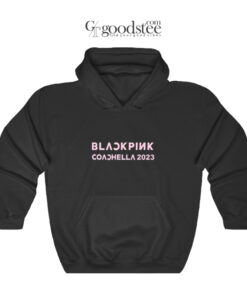 Blackpink Coachella 2023 Puff Print Text Hoodie