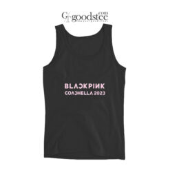 Blackpink Coachella 2023 Puff Print Text Tank Top