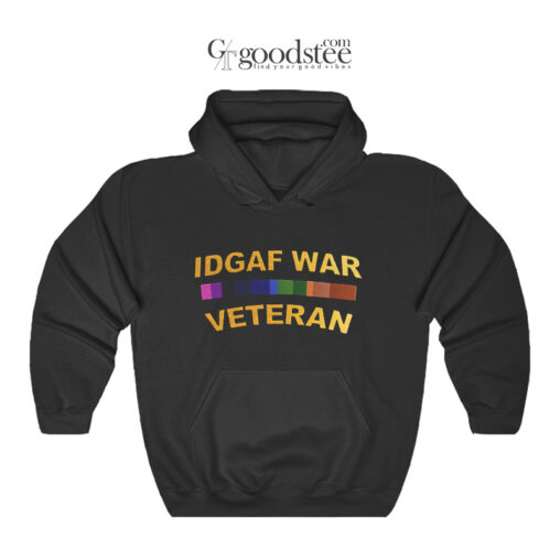 Idgaf War Veteran Hoodie