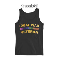 Idgaf War Veteran Tank Top