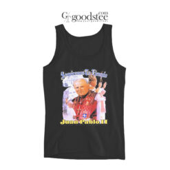 Juan Pablo II Seguiremos Tu Ejemplo White Lives Matter Tank Top