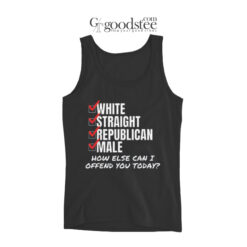 White Straight Republican Male Tank Top