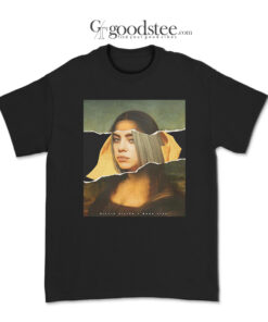 Funny Billie Eilish X Monalisa Parody T-Shirt