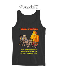 Garfield I Love Chariots No More Nagging Wife Tank Top