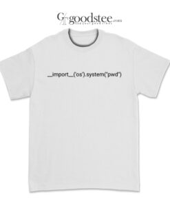 Import 'OS' System "PWD" T-Shirt