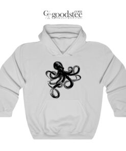 Octopus Cruise Ship Graphic Printed Hoodie