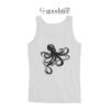 Octopus Cruise Ship Graphic Printed Tank Top