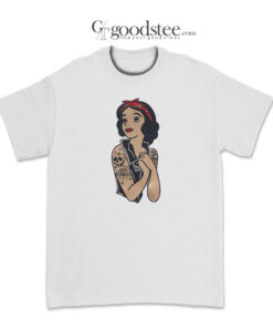 Snow White Art Punk Rock T-Shirt