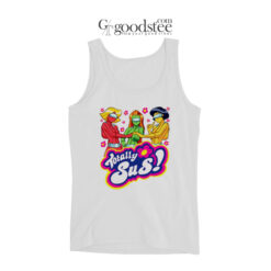 Totally Sus Cartoon Character Tank Top