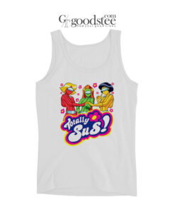 Totally Sus Cartoon Character Tank Top