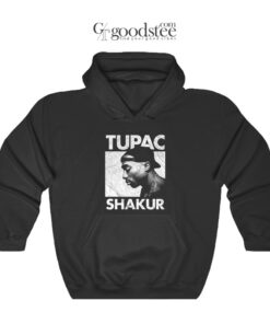 Tupac Shakur American Rapper Eyes Closed Hoodie