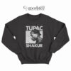 Tupac Shakur American Rapper Eyes Closed Sweatshirt