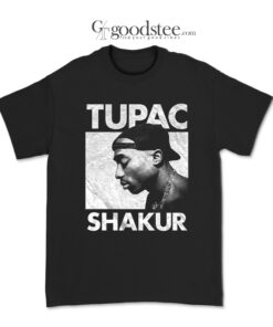 Tupac Shakur American Rapper Eyes Closed T-Shirt