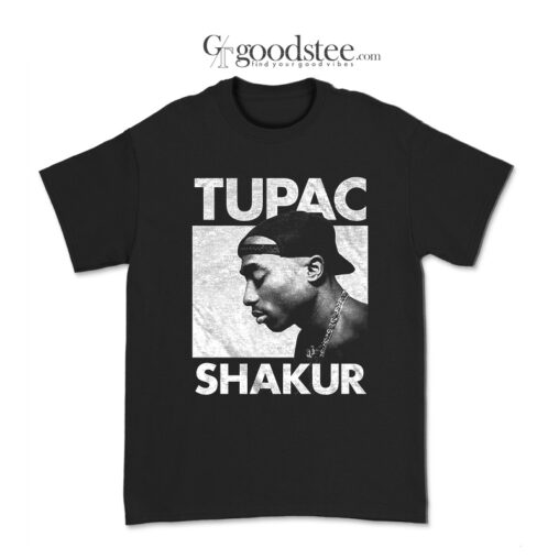 Tupac Shakur American Rapper Eyes Closed T-Shirt