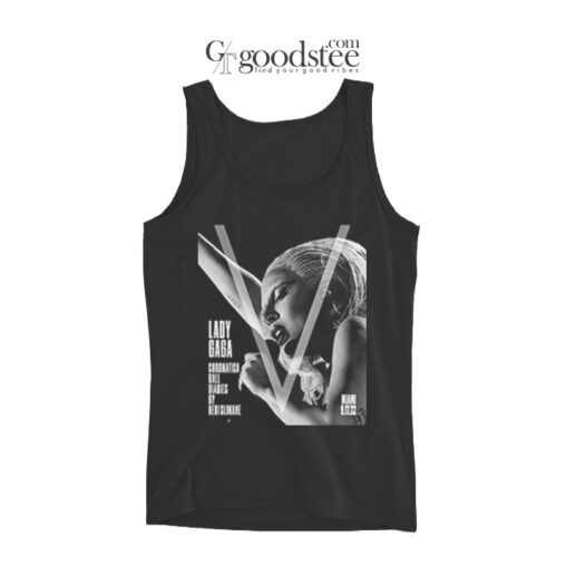 V Magazine Lady Gaga Chromatica Ball Diaries By Hedi Slimane Tank Top