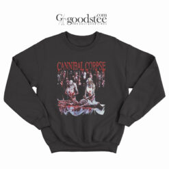 Vintage Kevin Black Wood Cannibal Corpse Sweatsirt