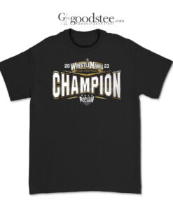 World Wrestling Entertainment Rhea Ripley Wrestle Mania 2023 Champion T-Shirt