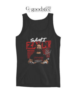 World Wrestling Entertainment Sami Zayn Pose Tank Top