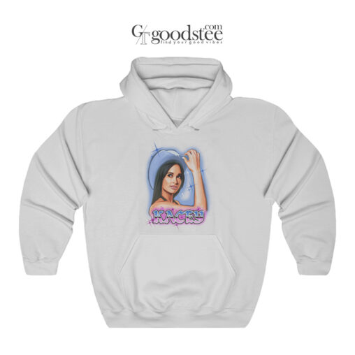 Airbrush Style Portrait Of Kacey Musgraves Truckstop Hoodie