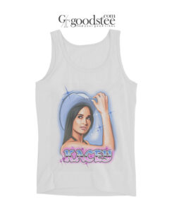 Airbrush Style Portrait Of Kacey Musgraves Truckstop Tank Top