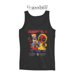 Deadpol 3 Hugh Jacman And Ryan Reynolds Siganture Tank Top