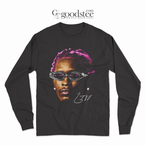 Young Thug Pink Graphic Long Sleeve