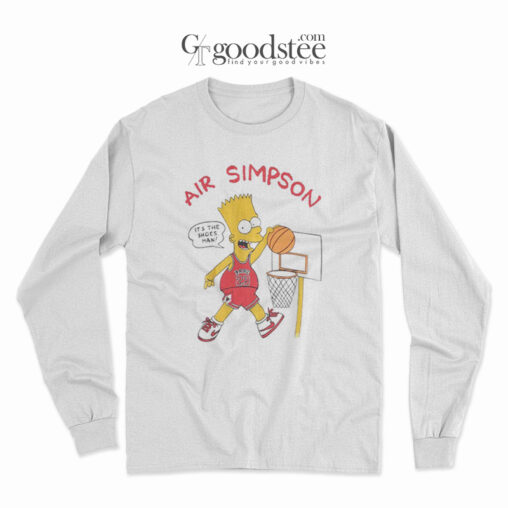 Air Simpson It's The Shoes Man Long Sleeve