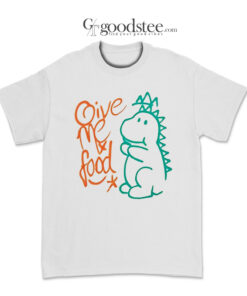 Give Me Food Dinosaurus Graffiti T-Shirt