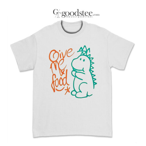 Give Me Food Dinosaurus Graffiti T-Shirt