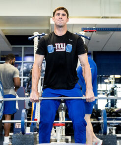 New York Giants Daniel Jones Nike Ny Barbell T-Shirt