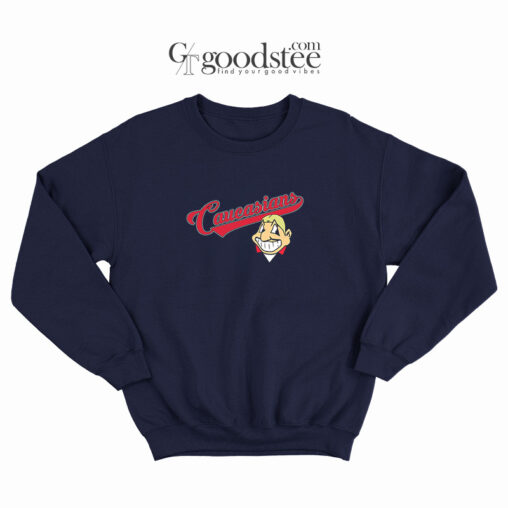 Caucasians Man Cleveland Baseball Sweatshirt