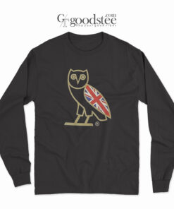 Drake Ovo Og Owl UK Flag Long Sleeve