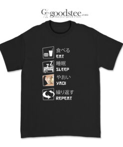 Eat Sleep Yaoi Repeat T-Shirt