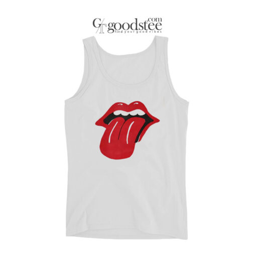 Family Reunion Cocoa McKellan The Rolling Stones Distressed Tank Top