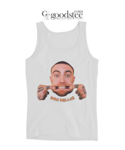 Funny Mac Miller Face Tank Top