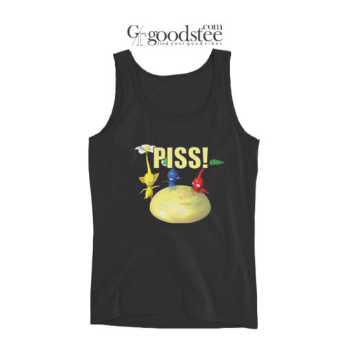 Funny Pikmin Piss Tank Top