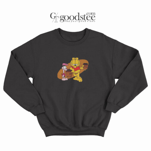 Garfield Piglet Winnie The Pooh Sweatshirt