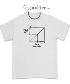 Line Graph Fuck Around Find Out T-Shirt