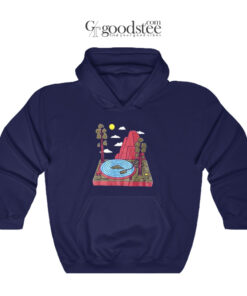 Sweet Magnolias Kyle Played Record Player Camping Hoodie