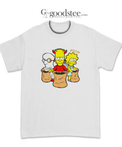 The Simpsons Family Halloween Party T-Shirt