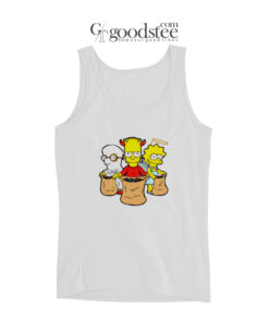 The Simpsons Family Halloween Party Tank Top