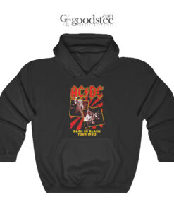 ACDC Back In Black Tour Hoodie