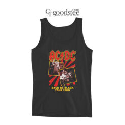 ACDC Back In Black Tour Tank Top