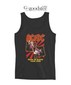 ACDC Back In Black Tour Tank Top