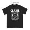 CLAWS Cat Lovers Against White Supremacy T-Shirt